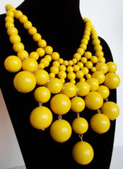 Bauble Bib Statement Necklace