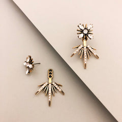 Celeste Star Ear Jacket Earrings