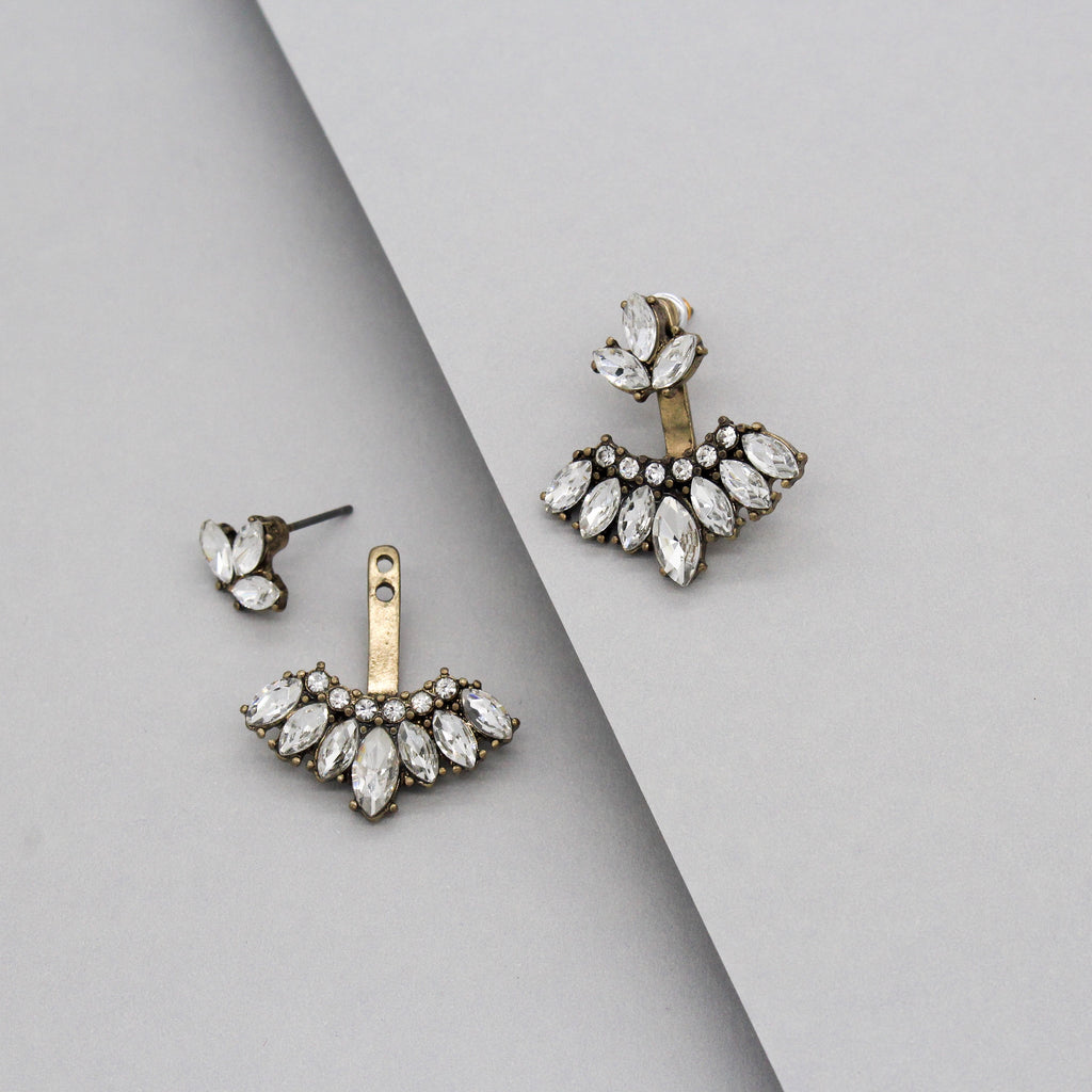 Gloria Divine Ear Jacket Earrings