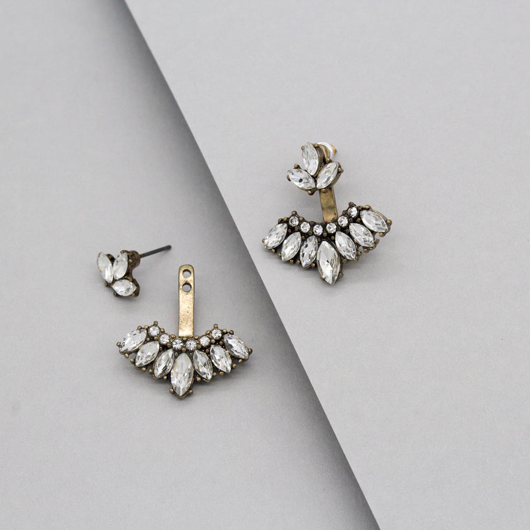 Gloria Divine Ear Jacket Earrings