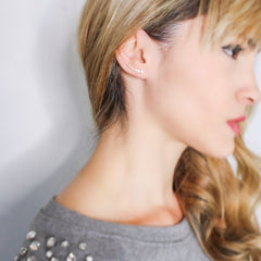 Janet Ear Crawler Earrings- Gold