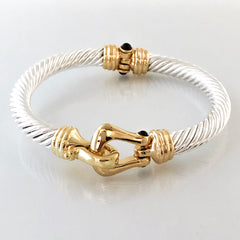 Stack It Up Thick Bracelet Cuff- Magnetic Hook Closure