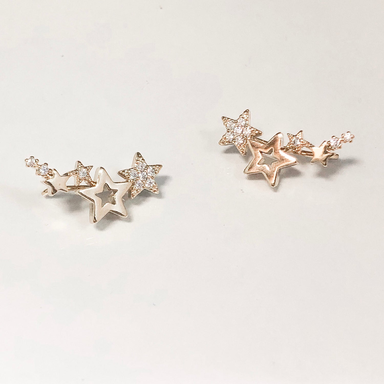 Estrella Ear Crawler Earrings- Gold