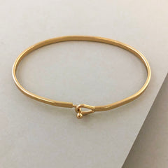 'Besties' Dainty Bangle Bracelet-Gold