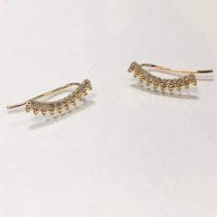 Susie Ear Crawler Earrings- Gold
