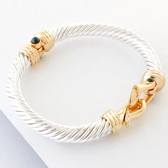 Stack It Up Thick Bracelet Cuff- Magnetic Hook Closure