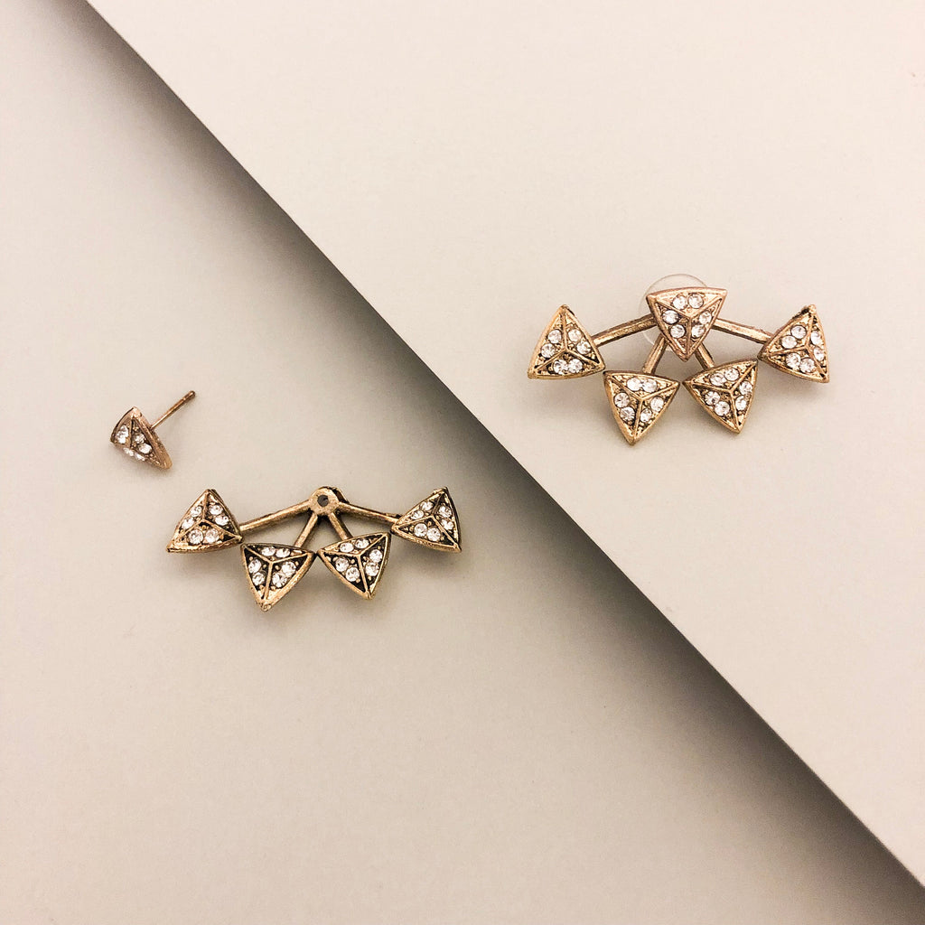 Zigi Pavé Ear Jacket Earrings