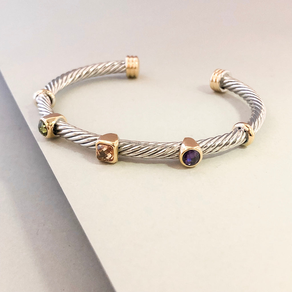 Stack It Up Bracelet Cuff- Multi
