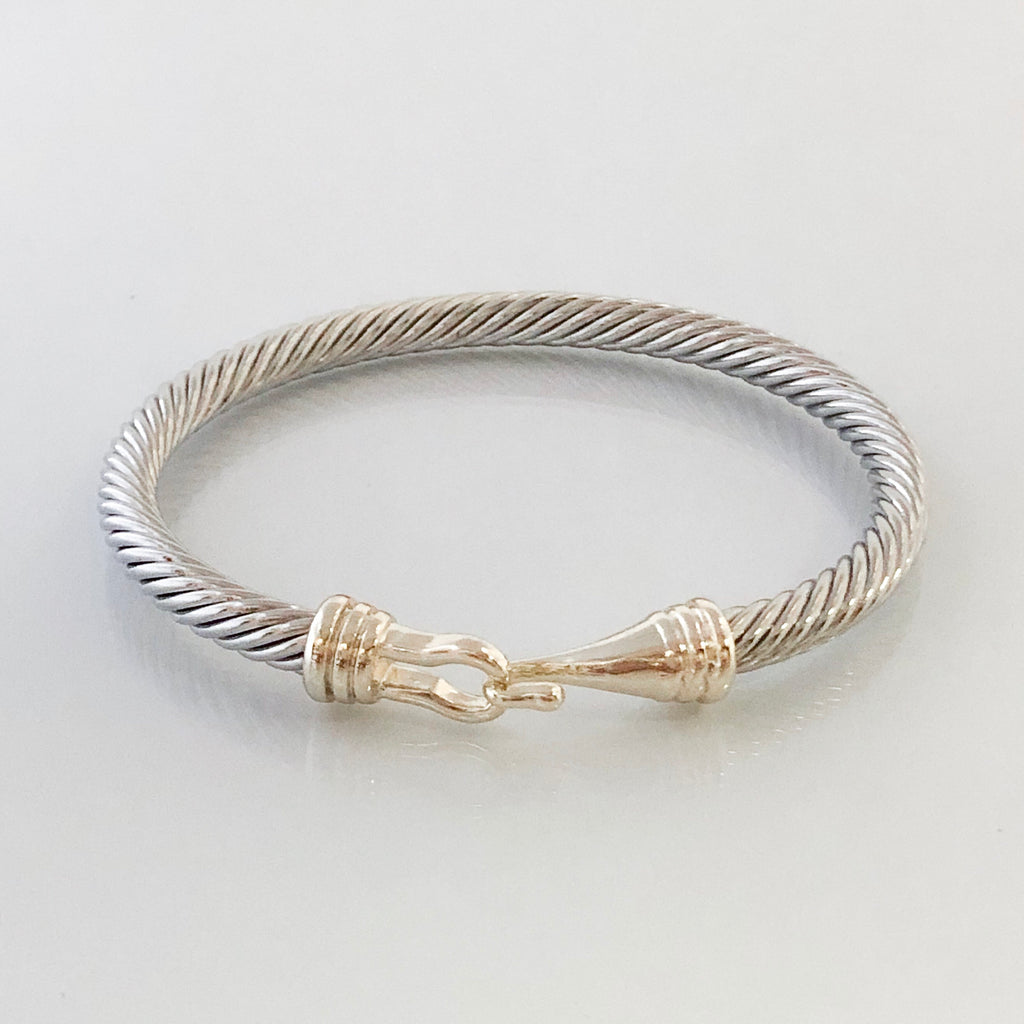 Stack It Up Bangle Bracelet- Hooked Cuff