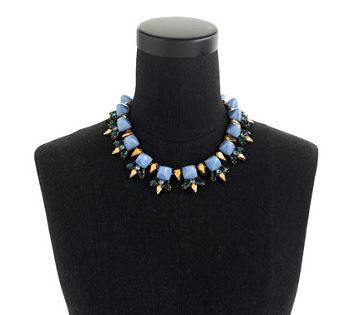 Luxe Crystal Spike Collar Necklace