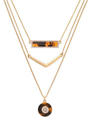 Timeless Tortoise Layered Necklace