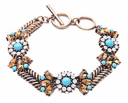 Golden Island Charm Bracelet